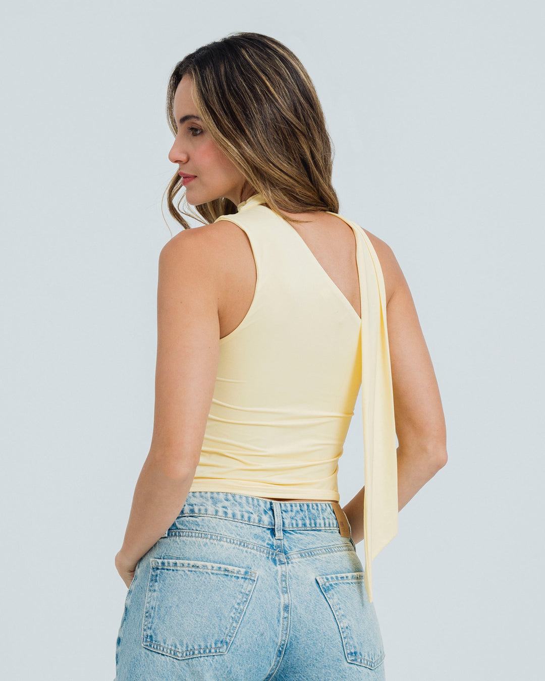 BLUSA AJUSTADA DE UN HOMBRO MAIA