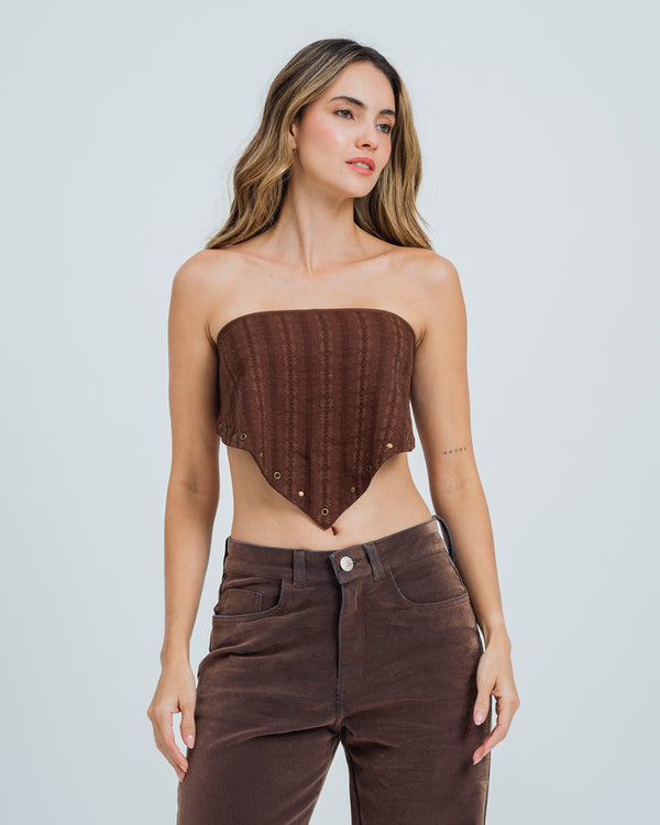 BLUSA SEMI AMPLIA STRAPLESS ZIA