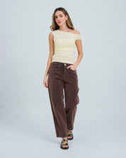 BLUSA AJUSTADA DE UN HOMBRO VYRA