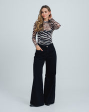 BLUSA AJUSTADA MANGA LARGA GINY