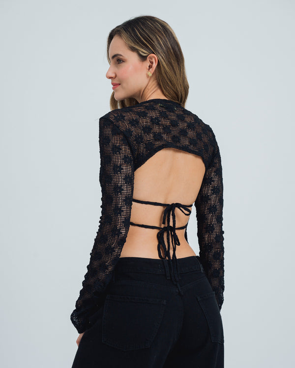 BLUSA AJUSTADA MANGA LARGA LOTTI
