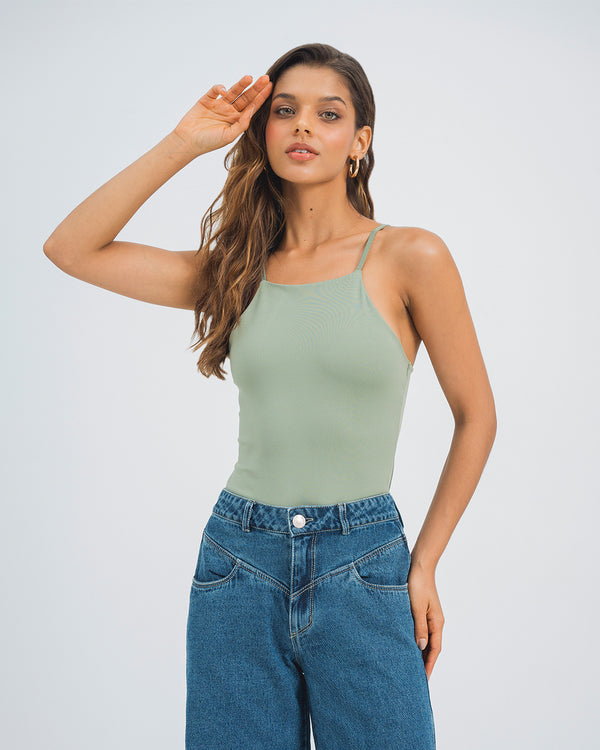 BODY TIRO BAJO TIRAS LAUREL