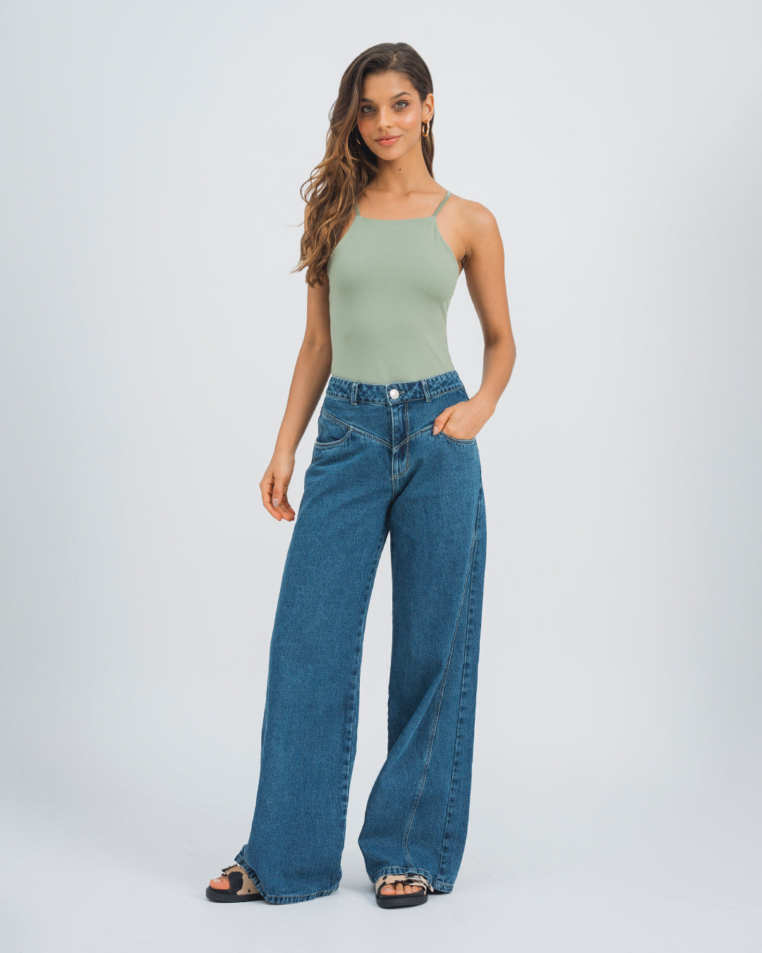 BODY TIRO BAJO TIRAS LAUREL