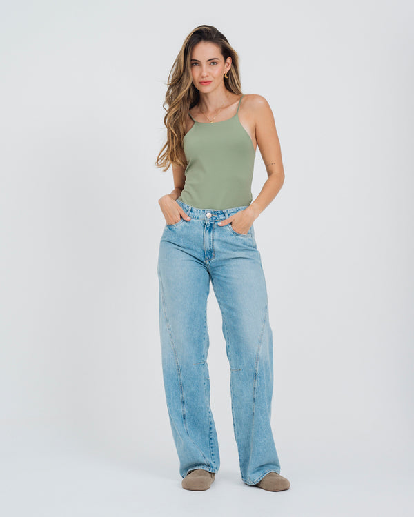 BODY TIRO BAJO TIRAS LAUREL