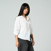 CAMISA REGULAR FIT MANGA LARGA FLOWERS