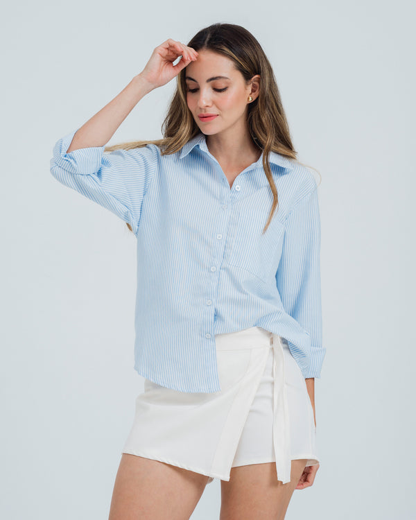 CAMISA AMPLIA LARGA MANGA LARGA FORU