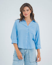 CAMISA AMPLIA LARGA MANGA LARGA BLURI