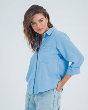 CAMISA AMPLIA LARGA MANGA LARGA BLURI