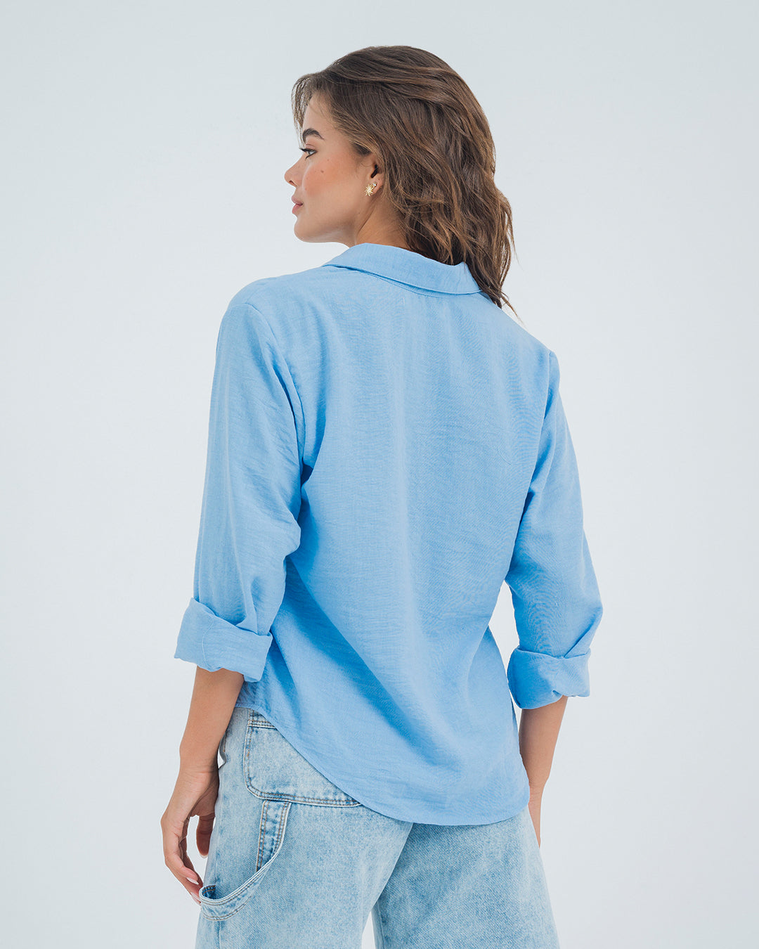 CAMISA AMPLIA LARGA MANGA LARGA BLURI