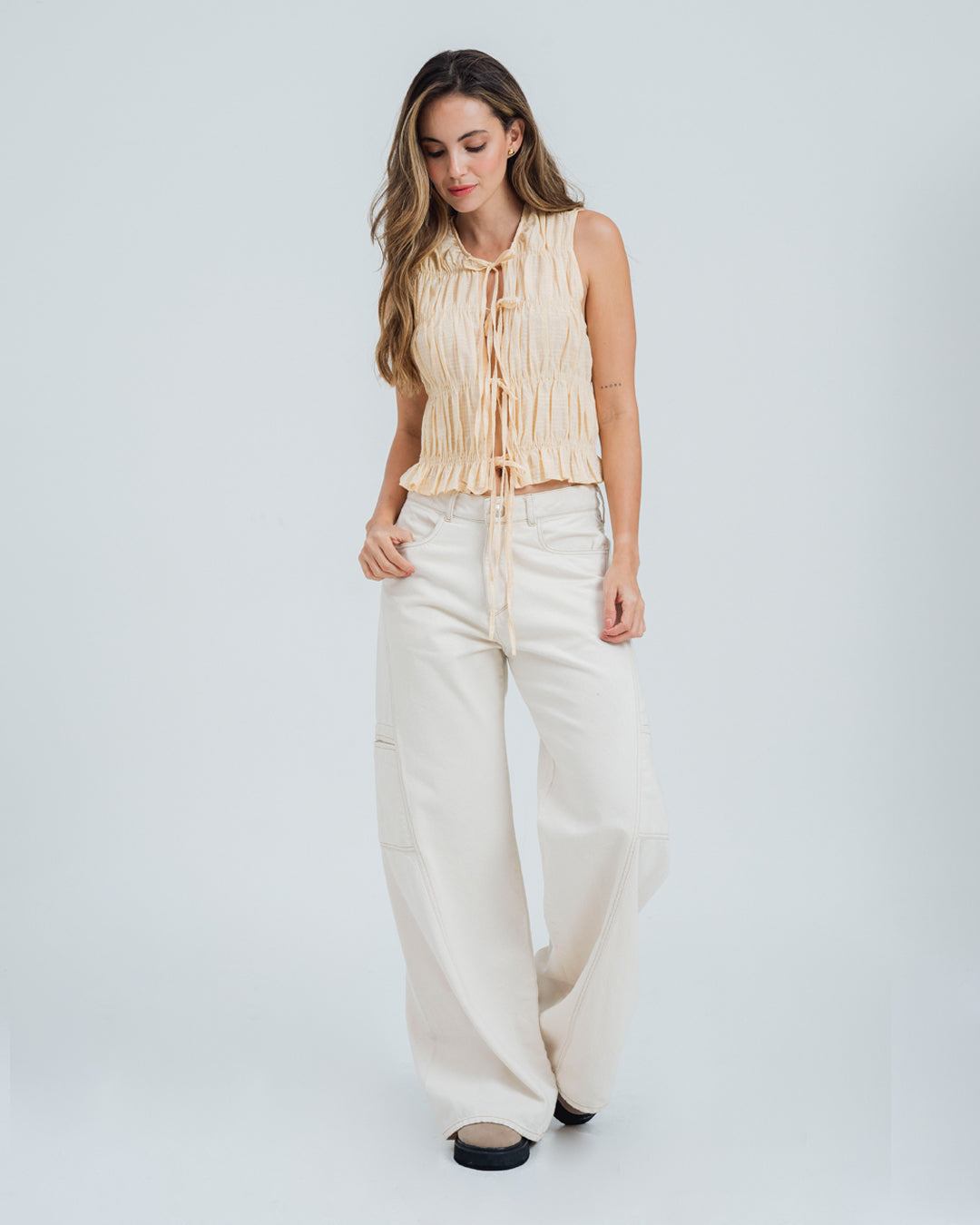 CAMISA SEMI AJUSTADA MANGA SISA FARY