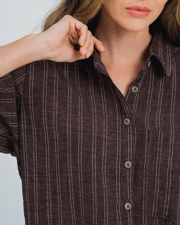 CAMISA AMPLIA MANGA LARGA BRISNA