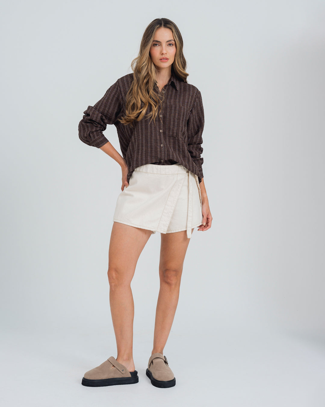 CAMISA AMPLIA MANGA LARGA BRISNA
