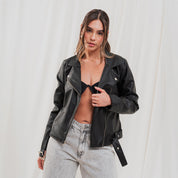 CHAQUETA BIKER LARGA BIKER