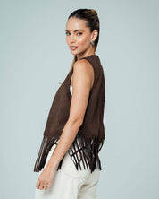 CHALECO CON FLECOS VINCENT