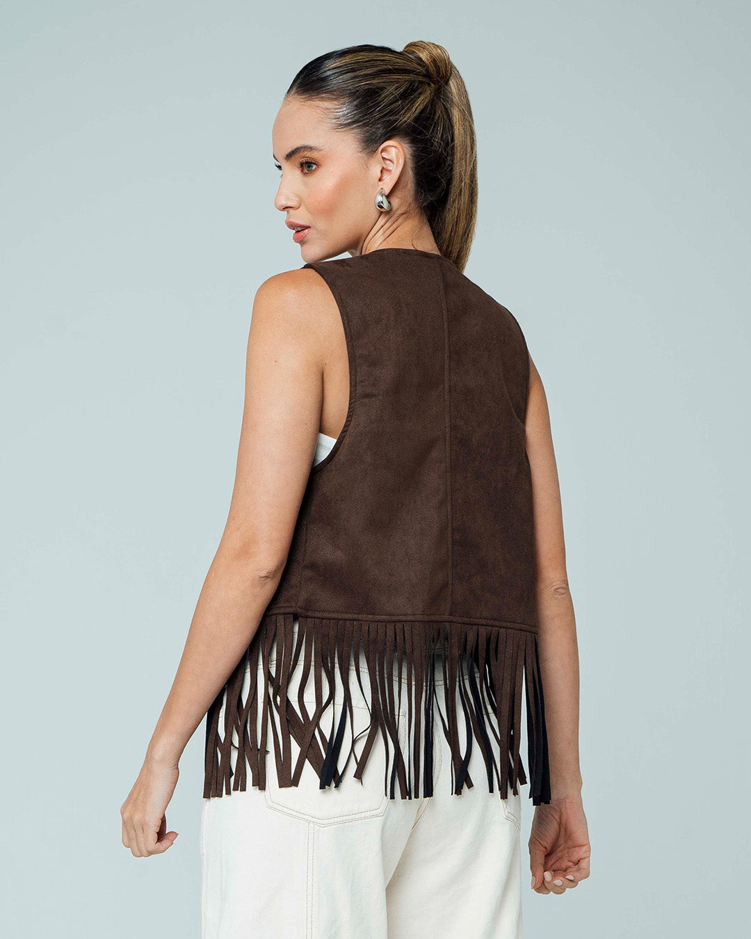 CHALECO CON FLECOS VINCENT