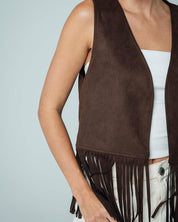 CHALECO CON FLECOS VINCENT