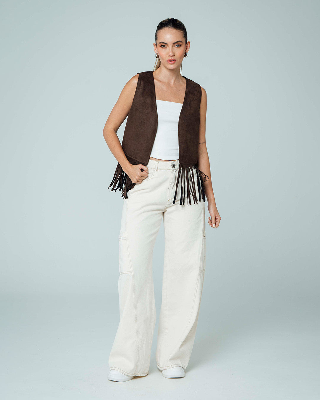 CHALECO CON FLECOS VINCENT