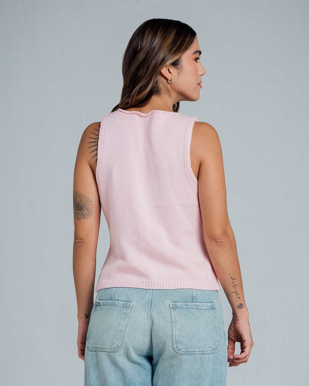 CHALECO TEJIDO MACARON