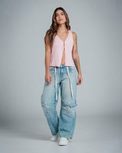 CHALECO TEJIDO MACARON