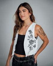 CHALECO LARGO MEDIO LEINO