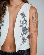 CHALECO LARGO MEDIO LEINO