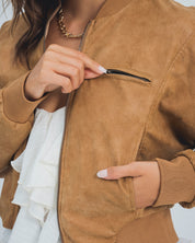 CHAQUETA BIKER ROSSO