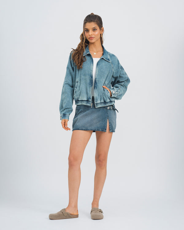 CHAQUETA BOMBER MARINA