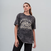 CAMISETA AMPLIA LARGA MANGA CORTA GENTIL