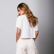 CAMISETA AMPLIA CORTA MANGA CORTA SHIS