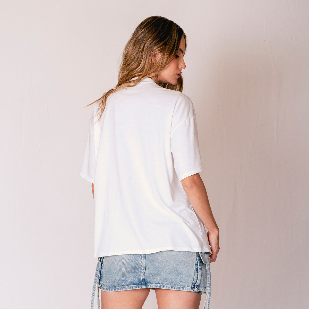 CAMISETA AMPLIA LARGA MANGA CORTA BITTER