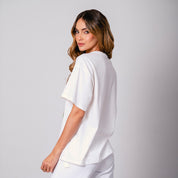 CAMISETA AMPLIA LARGA MANGA CORTA ELLES