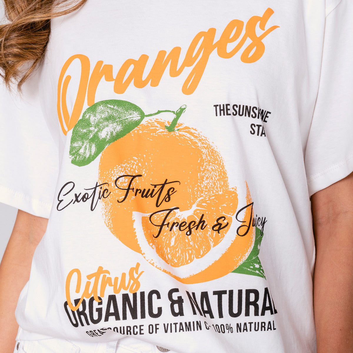 CAMISETA AMPLIA LARGA MANGA CORTA ELLES