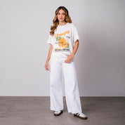 CAMISETA AMPLIA LARGA MANGA CORTA ELLES