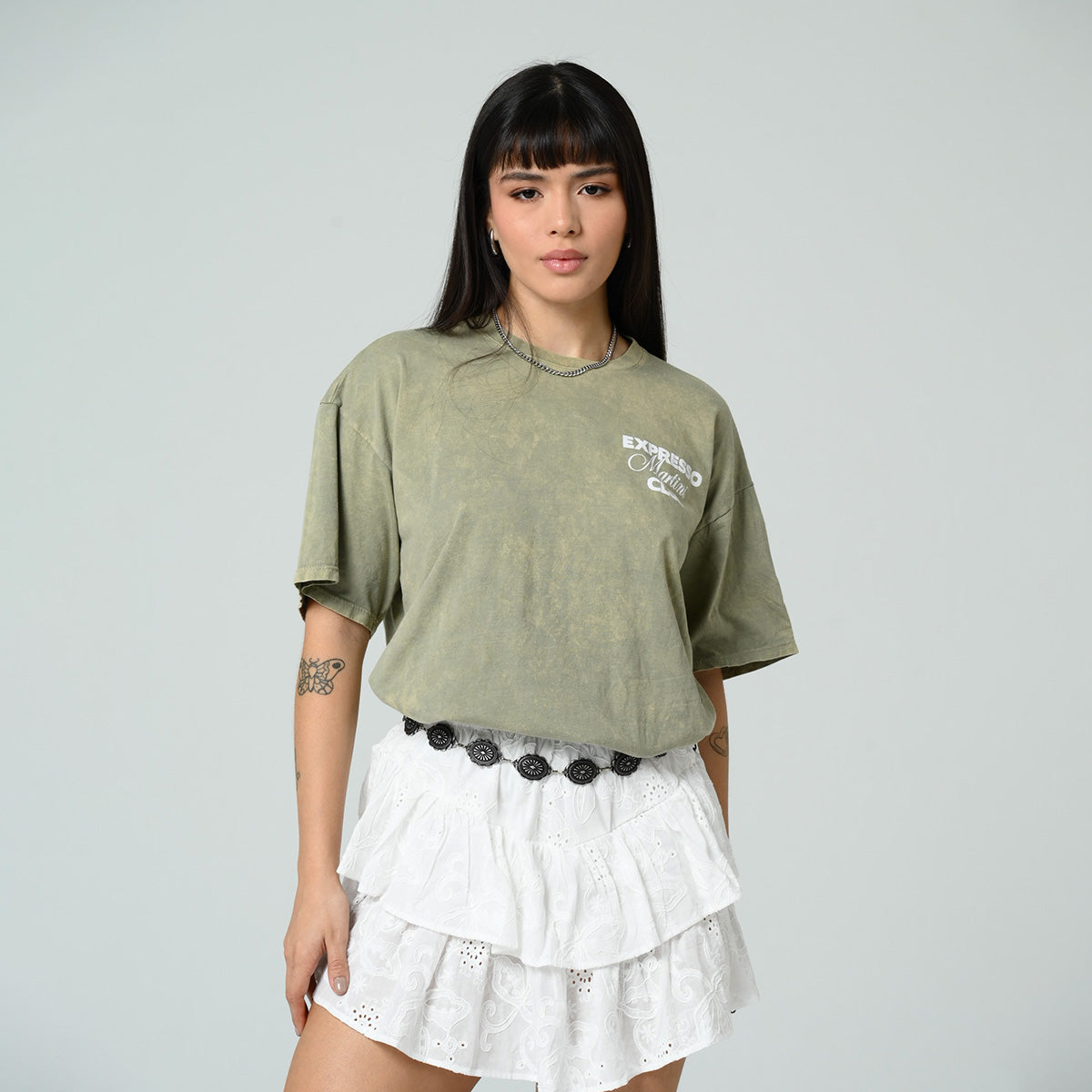 CAMISETA AMPLIA LARGA MANGA CORTA HENRI