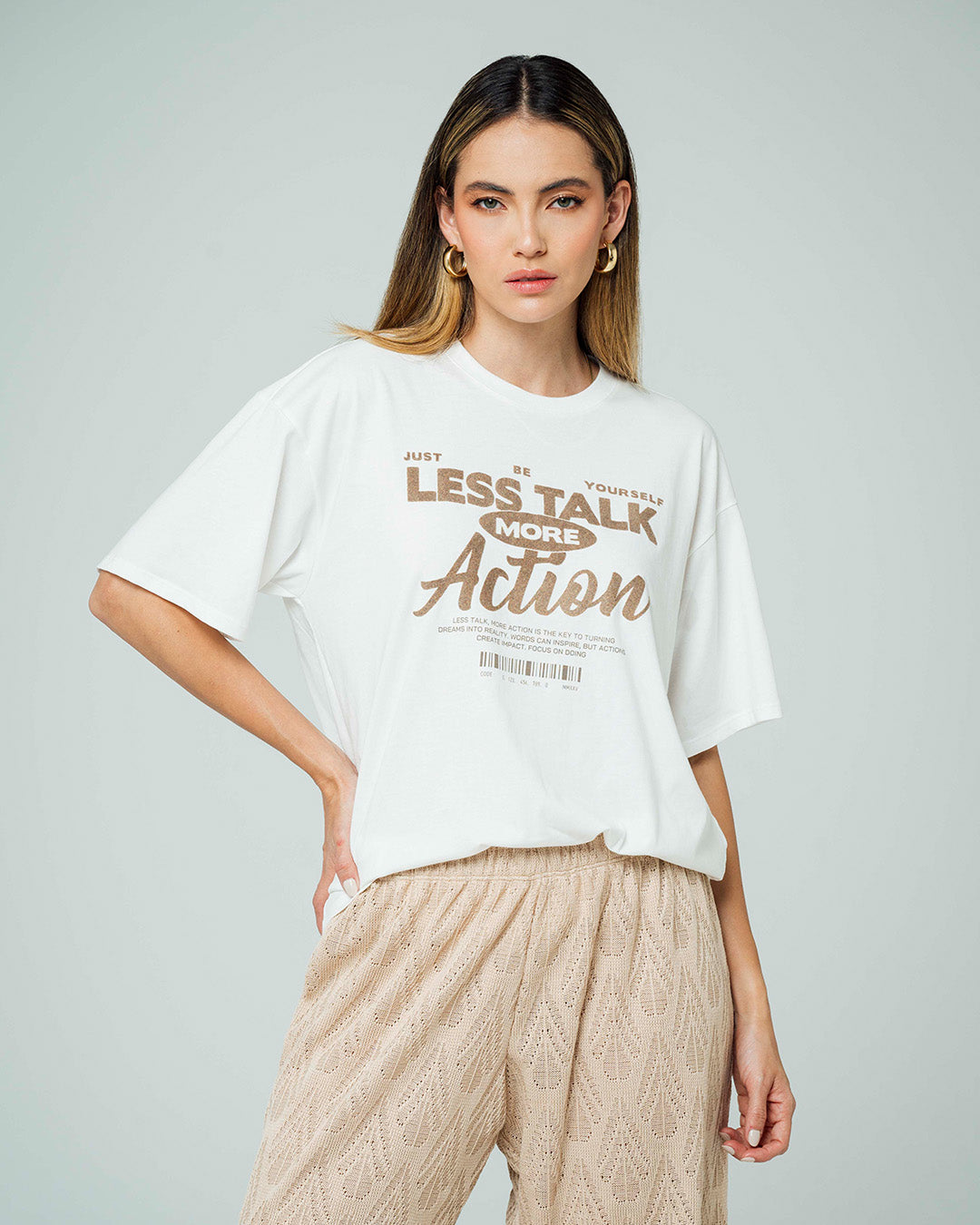 CAMISETA AMPLIA LARGA MANGA CORTA DUCEN