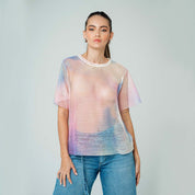 CAMISETA BOXY MANGA CORTA GENUI