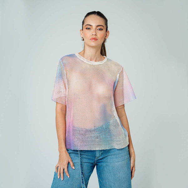 CAMISETA BOXY MANGA CORTA GENUI