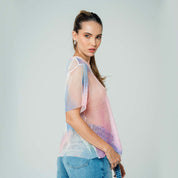 CAMISETA BOXY MANGA CORTA GENUI