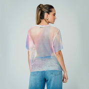 CAMISETA BOXY MANGA CORTA GENUI