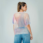 CAMISETA BOXY MANGA CORTA GENUI