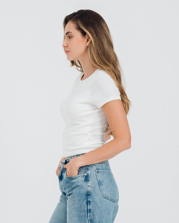 CAMISETA AJUSTADA LARGA MANGA CORTA AMBE