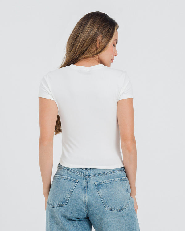 CAMISETA AJUSTADA LARGA MANGA CORTA AMBE