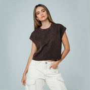 CAMISETA AMPLIA LARGA MANGA CORTA LATIN