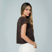 CAMISETA AMPLIA LARGA MANGA CORTA LATIN