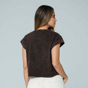 CAMISETA AMPLIA LARGA MANGA CORTA LATIN