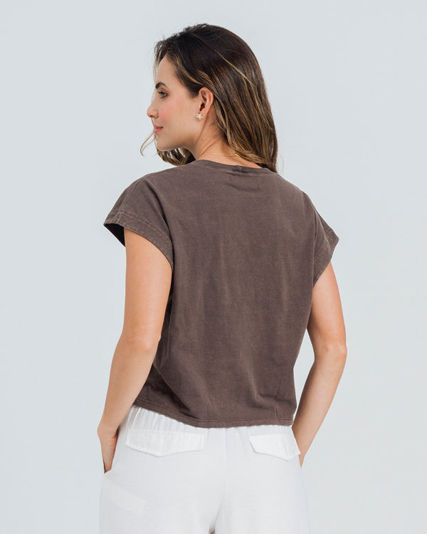 CAMISETA AMPLIA LARGA MANGA CORTA LATIN