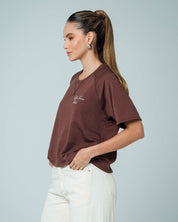 CAMISETA AMPLIA LARGO MEDIO MANGA CORTA