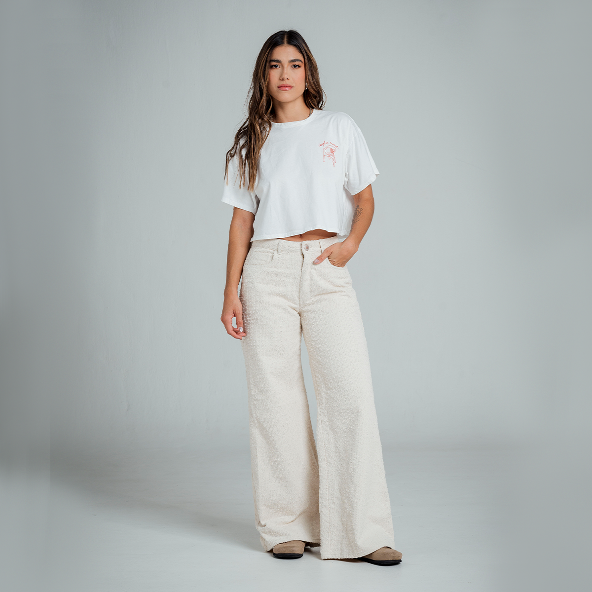 CAMISETA BOXY MANGA CORTA SOCIO