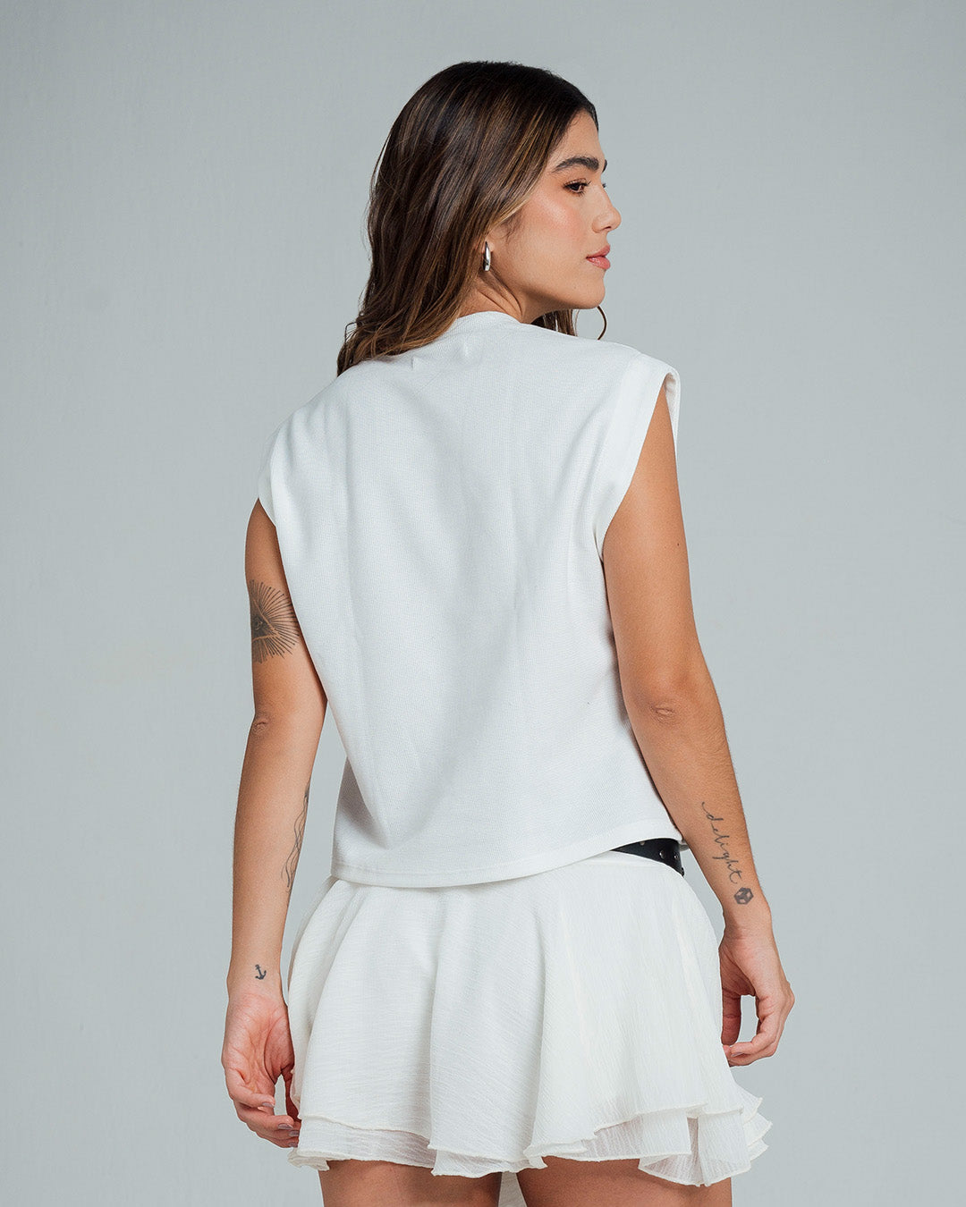 CAMISETA BOXY MANGA CORTA FANIN