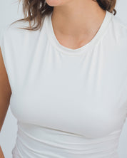 CAMISETA AJUSTADA LARGA MANGA CORTA VARE